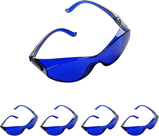 [NITNASTOP] Epilator, Goggles, Light Depilation, IPL Beauty Protector, Light Esthetics, Protective Glasses, For Light Epilation, Blue, Set of 5