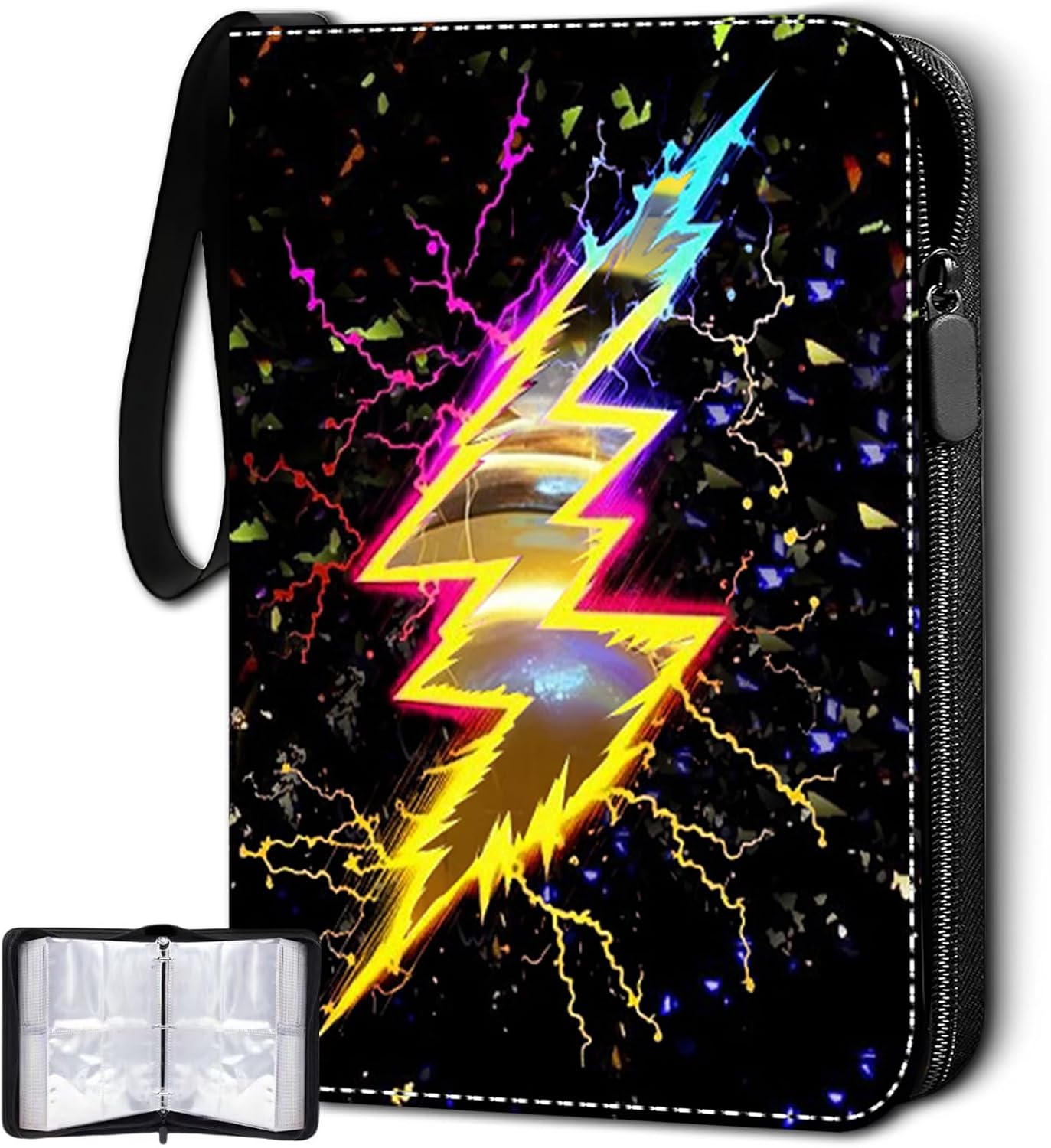 55 Page Card Holder, Suitable for Pokemon Card Case, Holds 440 Cards, Card File, Card Case, Trading Card Case, Pokémon File, Card Binder, Trading Card File, Perfect for Birthday, New Year, Christmas