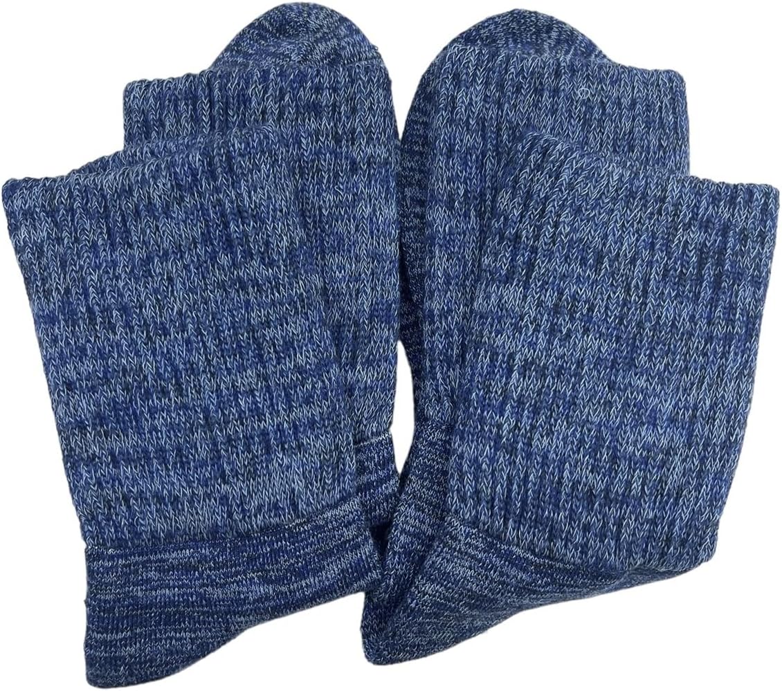 Set of 2 Pairs Fluffy Socks for Men, Thick Socks, Pile Lining, Moisture Wicking, Quick Drying, Made in Japan, For Climbing Mt. Fuji, Pilgrimage, Camping, Glamping, Outdoors, Father's Day Gift