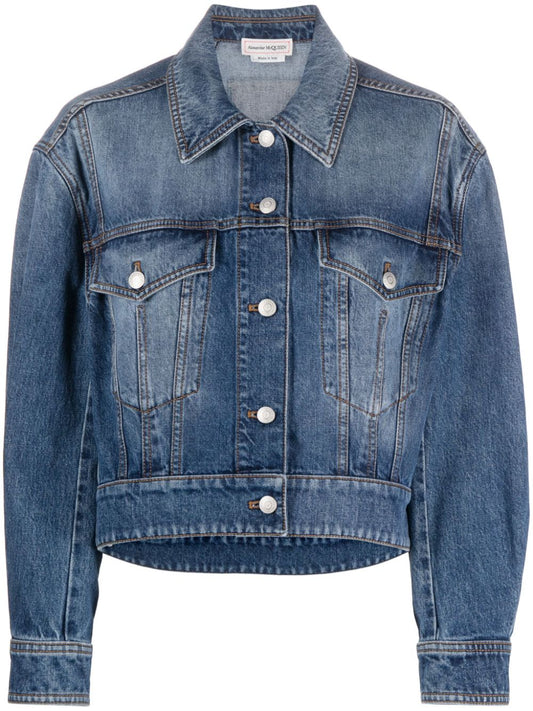 Alexander McQueen アレクサンダーMCクイーンデニムジャケット - Image 1