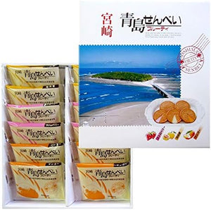 Aoshima Senbei Fruity, 24 Pieces (24th National Confectionery Exhibition President Award) Long Selling Miyazaki Mika Online Order Souvenir