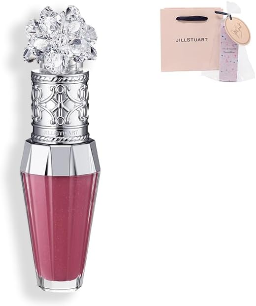 JILL STUART Crystal Bloom Lip Bouquet Serum #06 Rose Redwood (Lip Serum), 0.2 fl oz (6 ml), Birthday Gift, Shopper Included