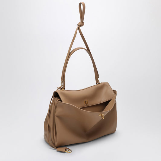 Balenciaga Smooth Coffe Milk Calfskin Large Rodeoバッグ - Image 1