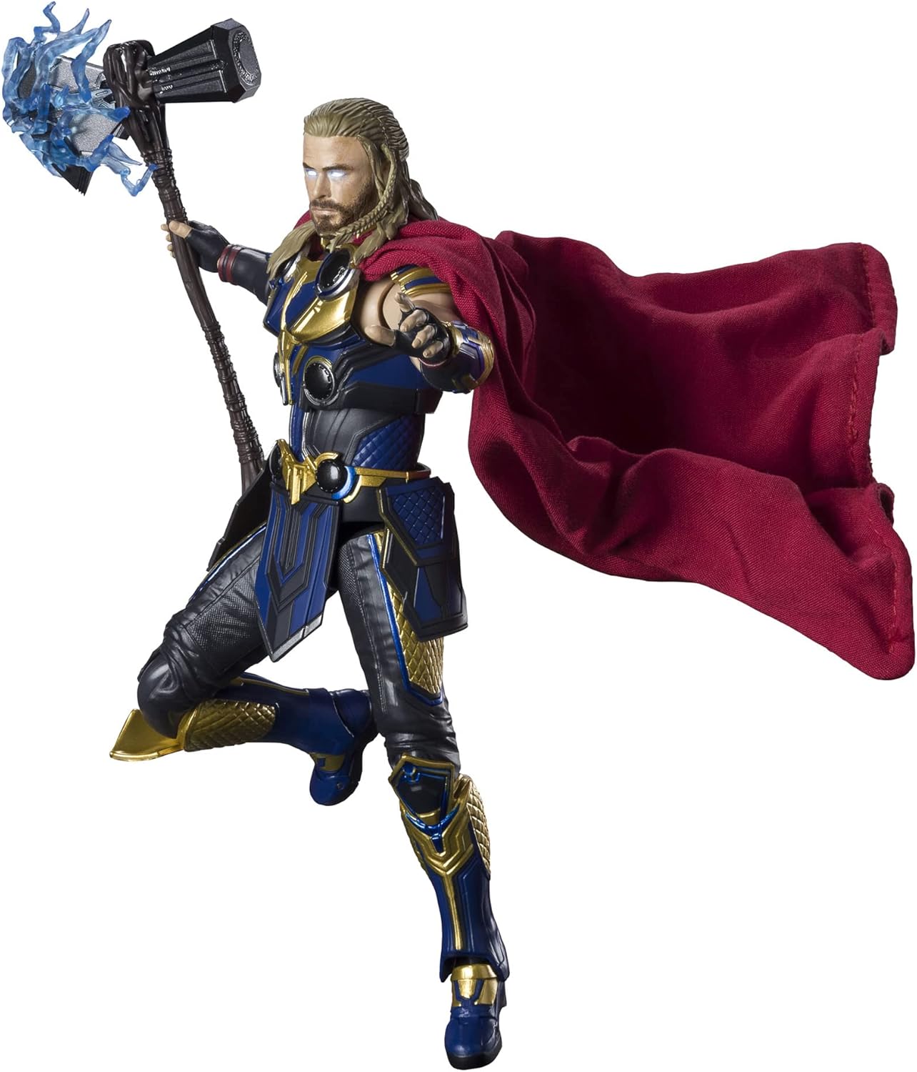 BANDAI SPIRITS S.H. Figuarts Marvel Mighty Thor (Thor/Love & Thunder) Approx. 6.5 inches (165 mm), ABS & PVC & Fabric, Pre-painted Action Figure