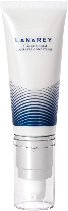 LANAREY SPF50 CC Cream R (Light), 1 Bottle, 1.1 oz (30 g), Makeup Base, Foundation, Pore Cover, Prevents Crumbling, Sunscreen
