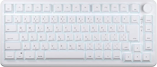 AIM1 Shun MATATAKI Rapid Trigger 8000Hz Polling Rate Wired 75% Size Backlit LED Gaming Keyboard Magnetic Switch (Japanese Array)
