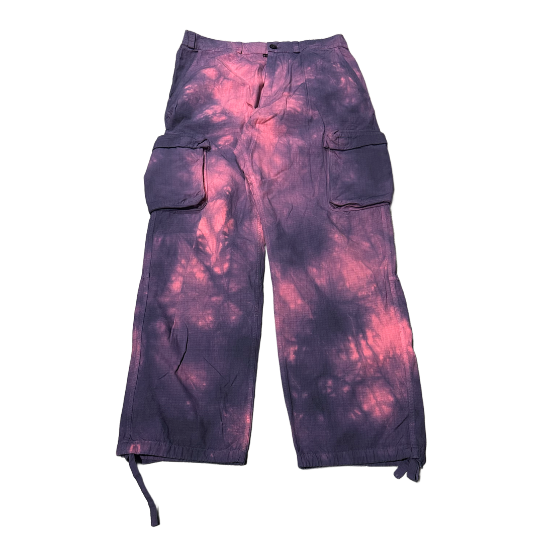 OFF-WHITE 'PURPLE/PINK' NYLON LOOSE FIT PANTS