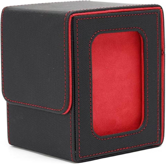 Deck Case, Trading Card Case, Side Load, Live Twin, Magnet, PU Leather, 100 Pieces, Sleeve Compatible, YuGiOh Pokemon, Duema, Various Card Game Box