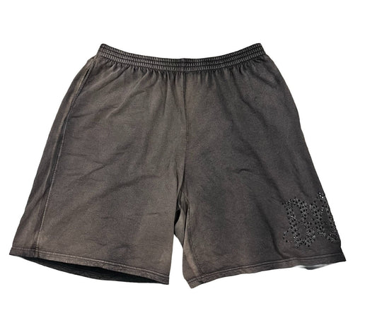 BOSSI 'BLACK LOGO' BROWN WASH SHORTS