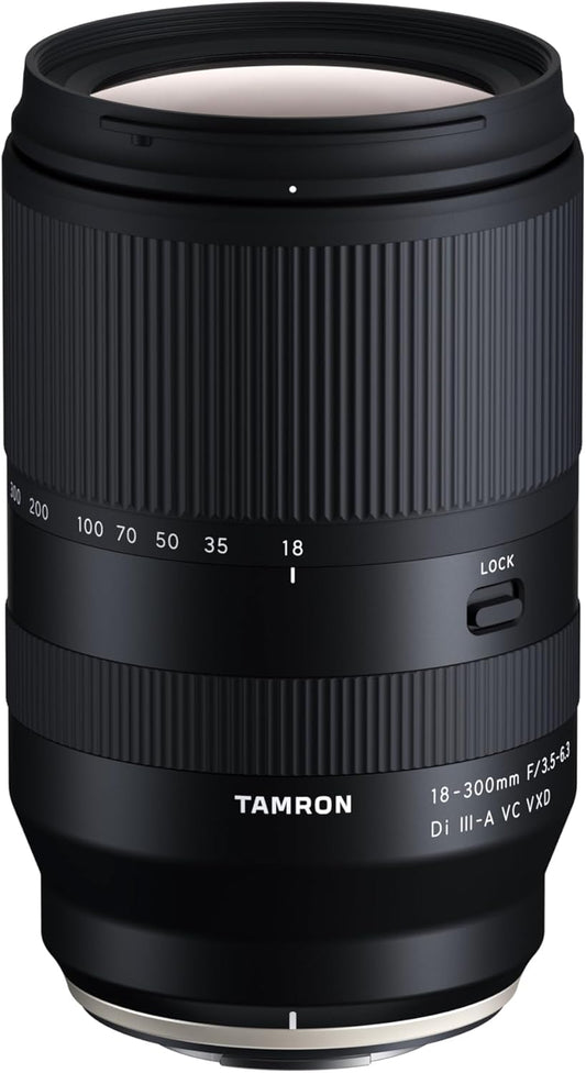 Tamron 0.7-11.8 inches (18-300 mm) F3.5-6.3 Di III-A VC VXD for Fujifilm X Mount [B061X]