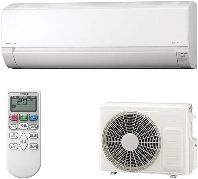 Hitachi RAS-AJ2525S-W Room Air Conditioner Star White (GBFT Online Limited) 100V