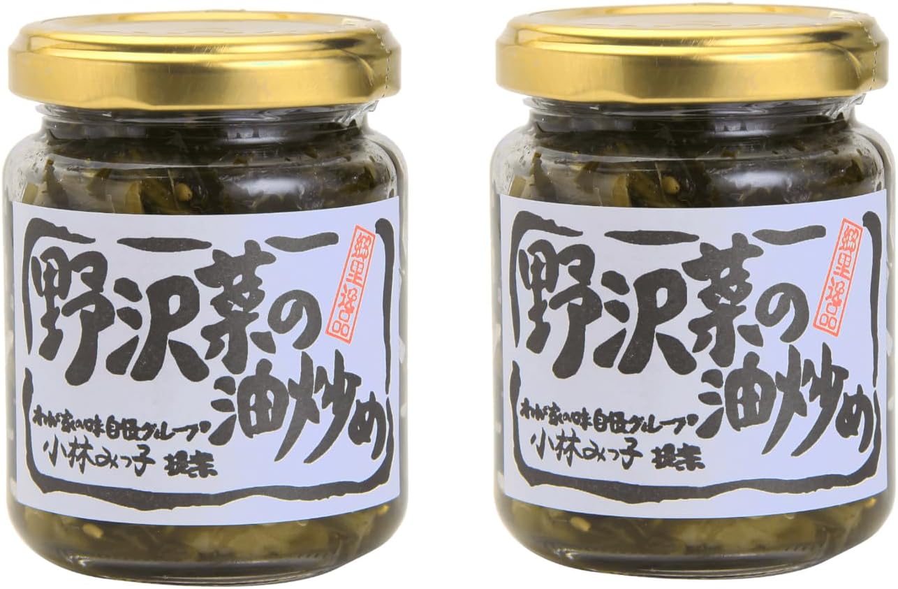 Nozawa Vegetables Stir-fried in Oil, 4.9 oz (110 g), Our Home Taste Boasting Group (2 Pieces)