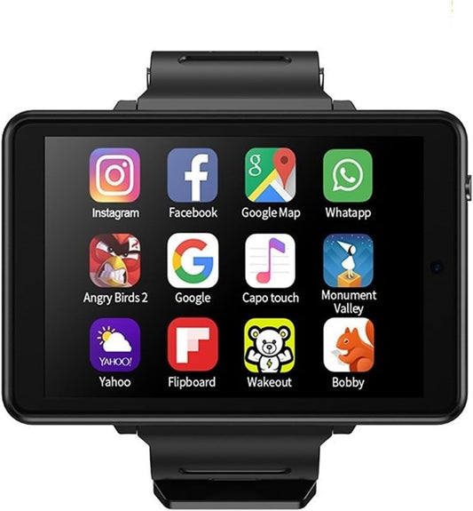 2.8 インチ大画面 4 グラムクアッドコアスマートウォッチゲームモード 4 ギガバイト 128 ギガバイトデュアルカメラ 2000 mAh バッテリー GPS WIFI プレイゲームスマートウォッチ