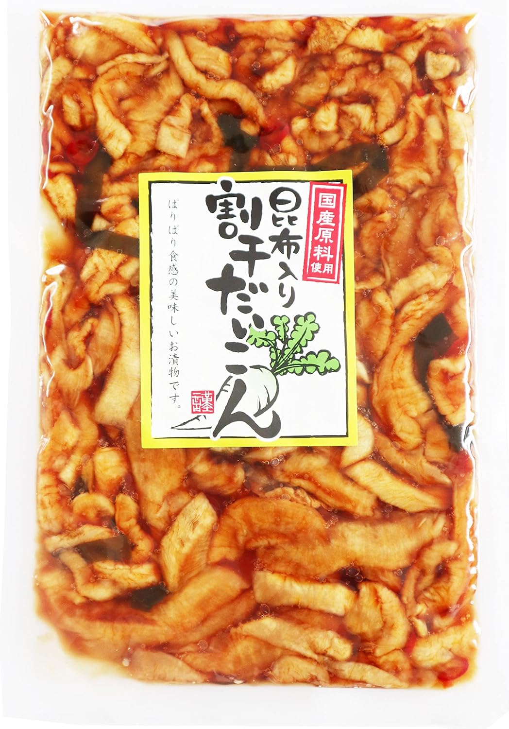 Oshuya Dried Radish with Kelp, 6.0 oz (170 g), Pickled Food, Pickled, Made in Japan