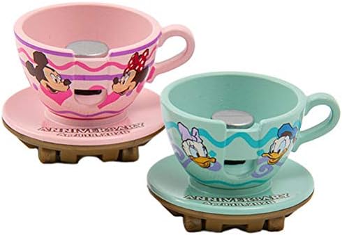 Disneyland 37th Anniversary Tomica 2 Piece Alice's Tea Party Mickey & Minnie Tokyo Disney Resort Exclusive TDR Fantasy Land Attraction Disney Vehicle Collection