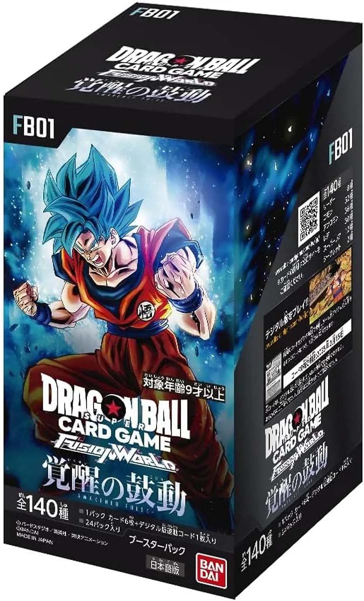 Bandai Dragon Ball Super Card Game Fusion World Booster Pack, Beat of Awakening [FB01] (Box) 24 Packs