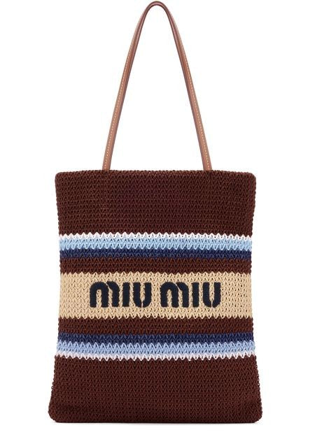 MIU MIU Crochet tote bag - Image 1
