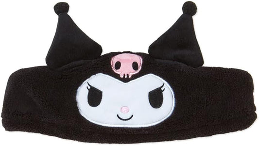 Sanrio 986216 Sanrio Kuromi Headband, Black, Character Hair Turban/Hair Band, Facial Cleansing & Makeup, One Size Fits Most, For Girls
