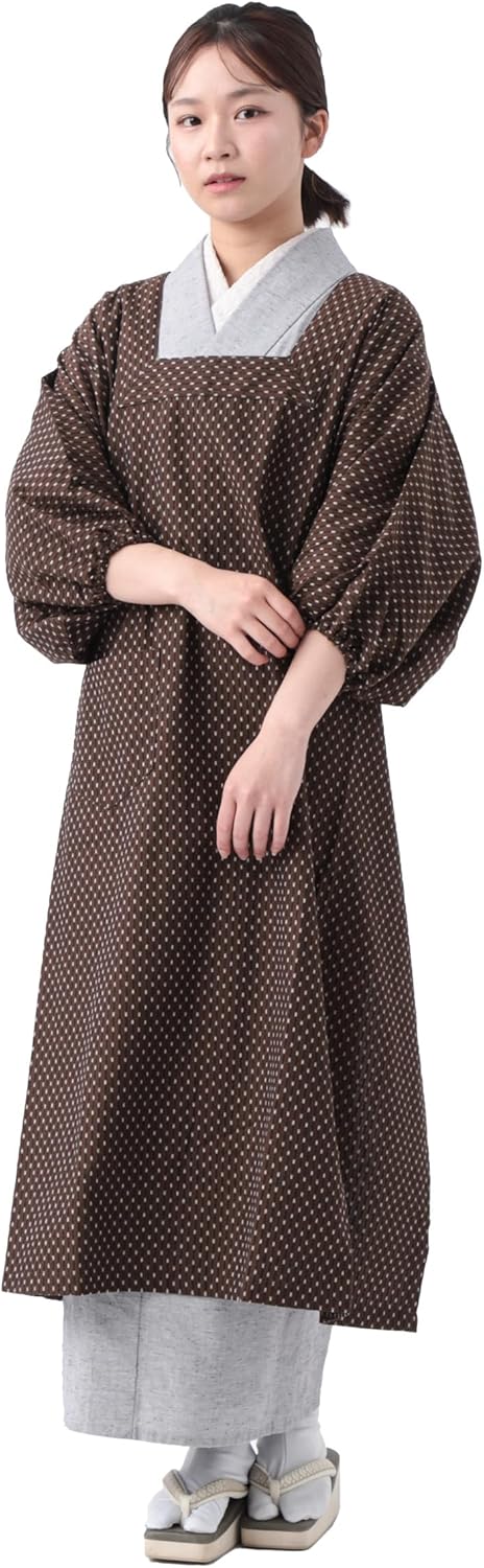 [Tayutafu] Kappo Kimono Kappo Gi Stylish Long Japanese Kimono Women's Kurume Woven Cotton Kimono