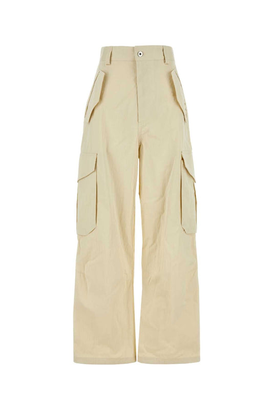 Bottega Veneta Sand Cotton Blend Cargo Pant - Image 1
