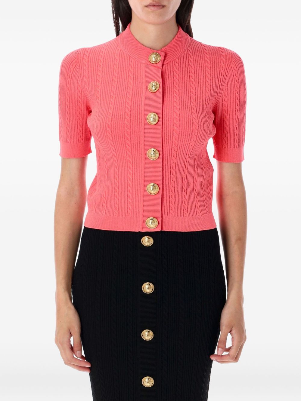 Balmain バルメインクルネックカーディガン - Image 1