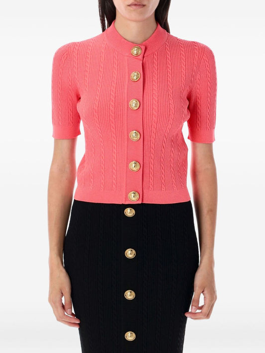 Balmain バルメインクルネックカーディガン - Image 1