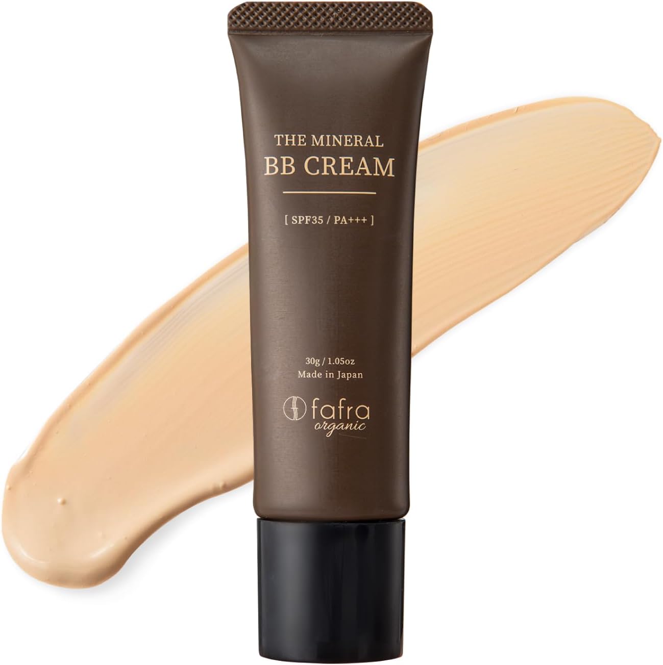 fafra Organic Mineral BB Cream, Naturally Derived, Slightly Brighter Skin Tone, 1.1 oz (30 g), Certified Organic