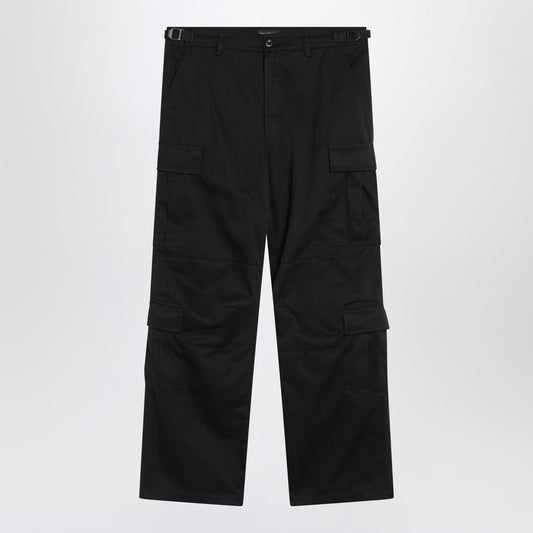 Balenciaga コットンブレンドのバレンシアガブラックカーゴパンツ - Image 1