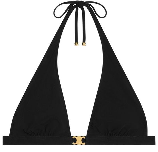 CELINE Triomphe triangle top in matte jersey - Image 1