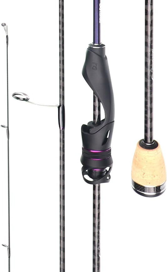 Ultra Light Ultra Soft UL Sensitive Solid Tip Carbon Lure, Carbon Fiber Fishing Rod, Casting/Spinning Rod, 5.9 ft (1.51 m), 6.6 ft (1.68 m), 2 Strings, Small Items, Casting Rod, Fishing Tool
