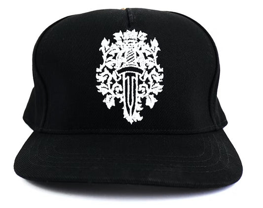 CHROME HEARTS 'FLORAL DAGGER' SNAPBACK HAT