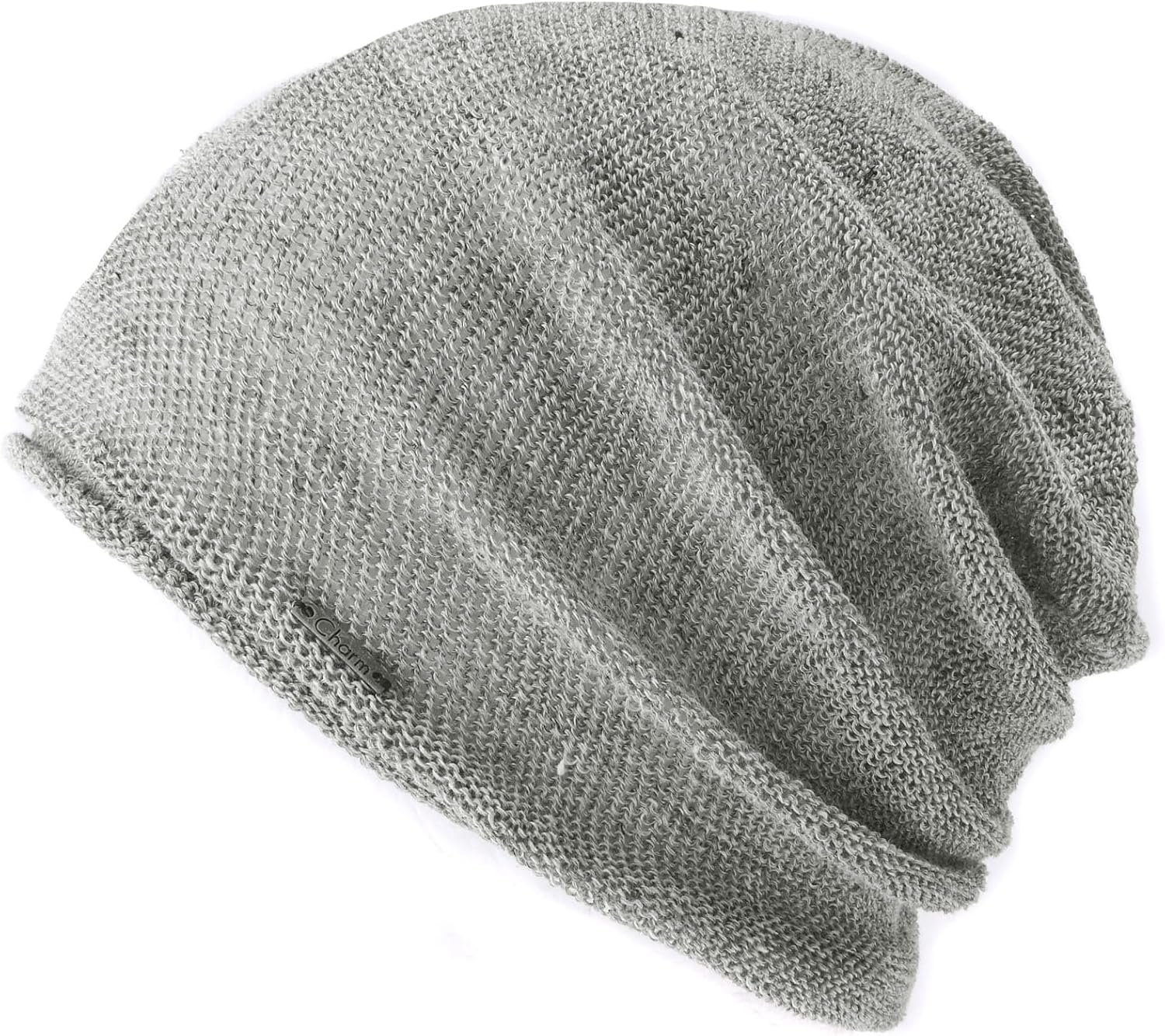 CHARM 100% Hemp, Loose, Non-Sewn, Summer Knit Hat, One Size Fits Most, 5 Colors, Stretch, Cool, Large Sizes