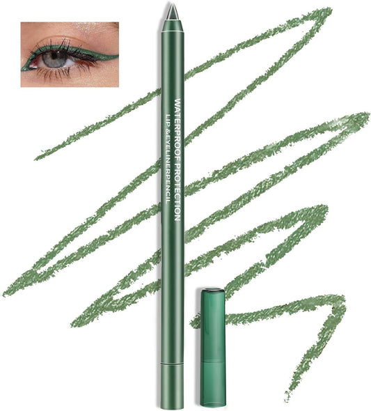 Boobeen Colorful Gel Eyeliner Pencil, Waterproof Eyeliner Pen, Matte Metallic Eyeliner Set for Women, Cream Eyeshadow Pencil Perfect for Colored Eye Makeup