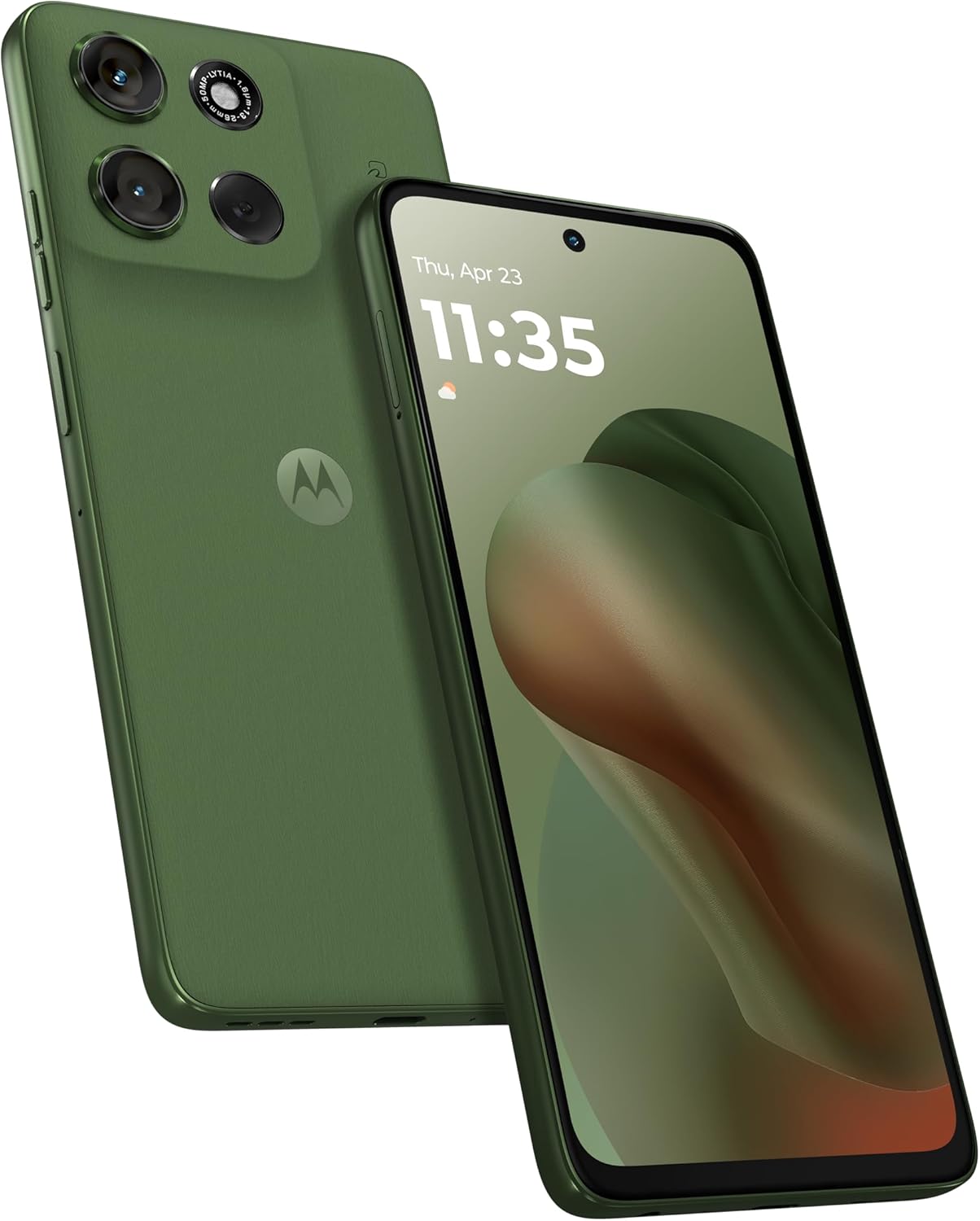 Motorola(モトローラ) Motorola G66J 5G PANTONE | 8GB/128GB | Dill Green | SIM-Free Smartphone | NFC/FeliCa Compatible | FM Radio Equipped | Official Dealer Product | 6.7 inches | FHD+ | IP68/IP69 Waterproof