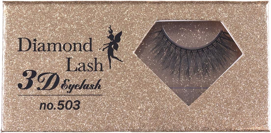 ＼NEW／【ダイヤモンドラッシュ公式】DiamondLash 3D EYELASH no.503海外セレブのようなボリュームのある3Dつけまつげ。全体的にボリューム感のあるデザイン。
