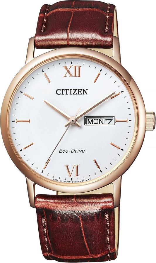 Citizen BM9012-02A Men's Watch CITIZEN Collection Eco-Drive, Dial Color - White Brown, watch