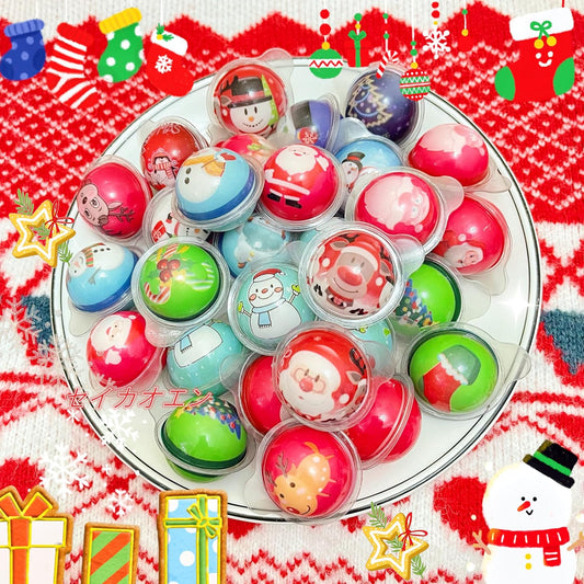 Seikaoen Christmas Candy, Earth Gummies, Christmas Treats, Assortment, Children, Individually Packaged, Christmas Gift, Dagash, Candy Candy (Set of 10)