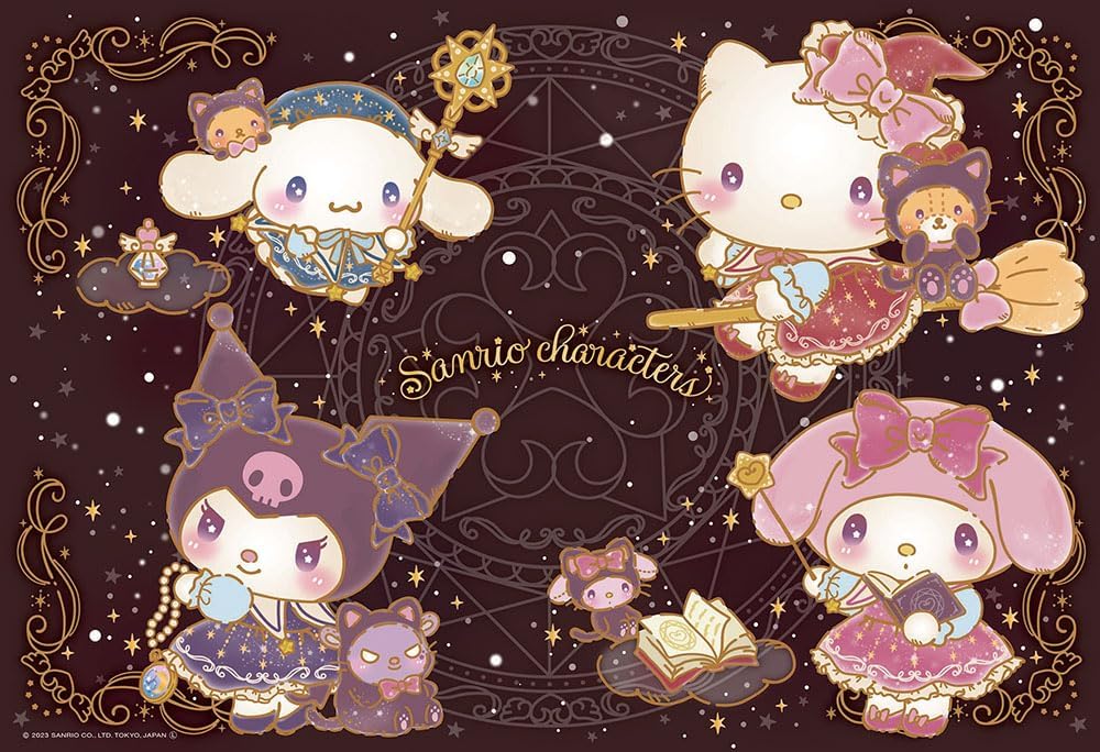 Beverly 300-043 Sanrio Characters Jigsaw Puzzle (Made in Japan) 300 Piece Jigsaw Puzzle (10.2 x 15.0 inches (26 x 38 cm)