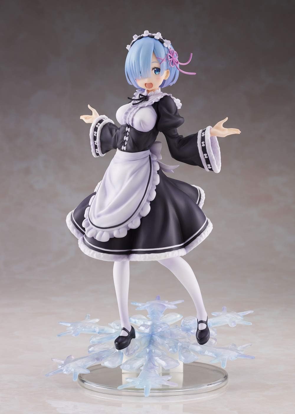 Taito Re：Zero Winter Maid Rem カラフルなアニメPVC人形 アーティストマスターピース 高さ20.32センチ
