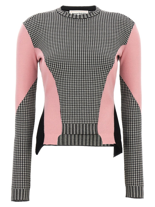 Alexander Mcqueen アレクサンダーマックイーンハウンドトゥースセーター - Image 1