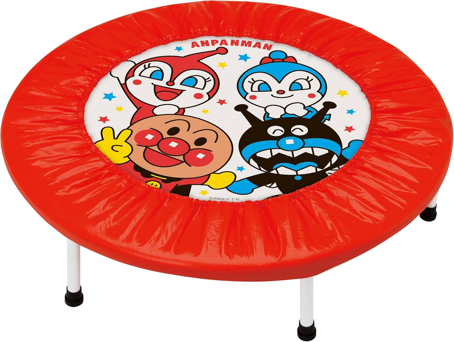 Agatsuma Anpanman Pyon Pyon Jump [2023] Suitable for Ages 3 and Up, Load Capacity 154.3 lbs (70 kg), Indoor Trampoline