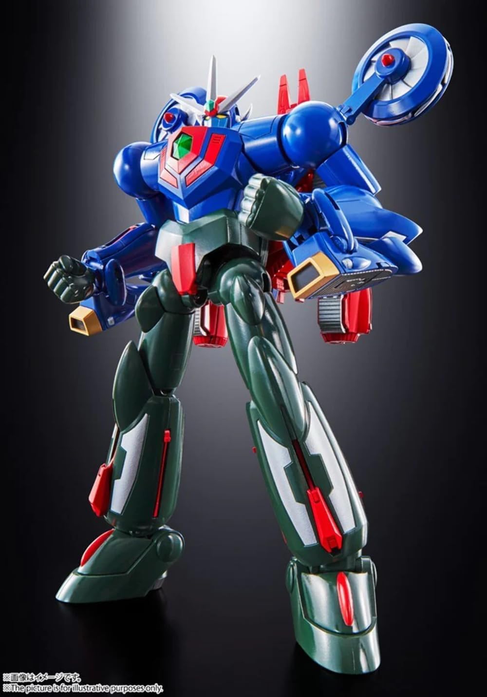 TAMASHII NATIONS Soul of Chogokin GX-96 Getter Robo Go, Approx. 7.1 inches (180 mm), ABS & Die-Cast & PVC Pre-Painted Action Figure