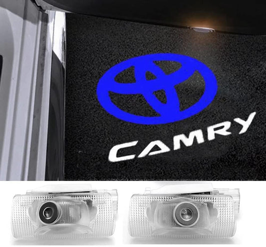 Courtesy Light, Door Welcome Light, Courtesy Lamp, 40 Series Toyota Camry 70 Series Car Door Lamp, Courtesy, LED Logo Projection Light, Angle Adjustable Function, Set of 2