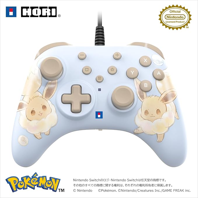 【任天堂ライセンス商品】 ホリパッド TURBO for Nintendo Switch™ 2 もふもふイーブイ 【Switch2専用】