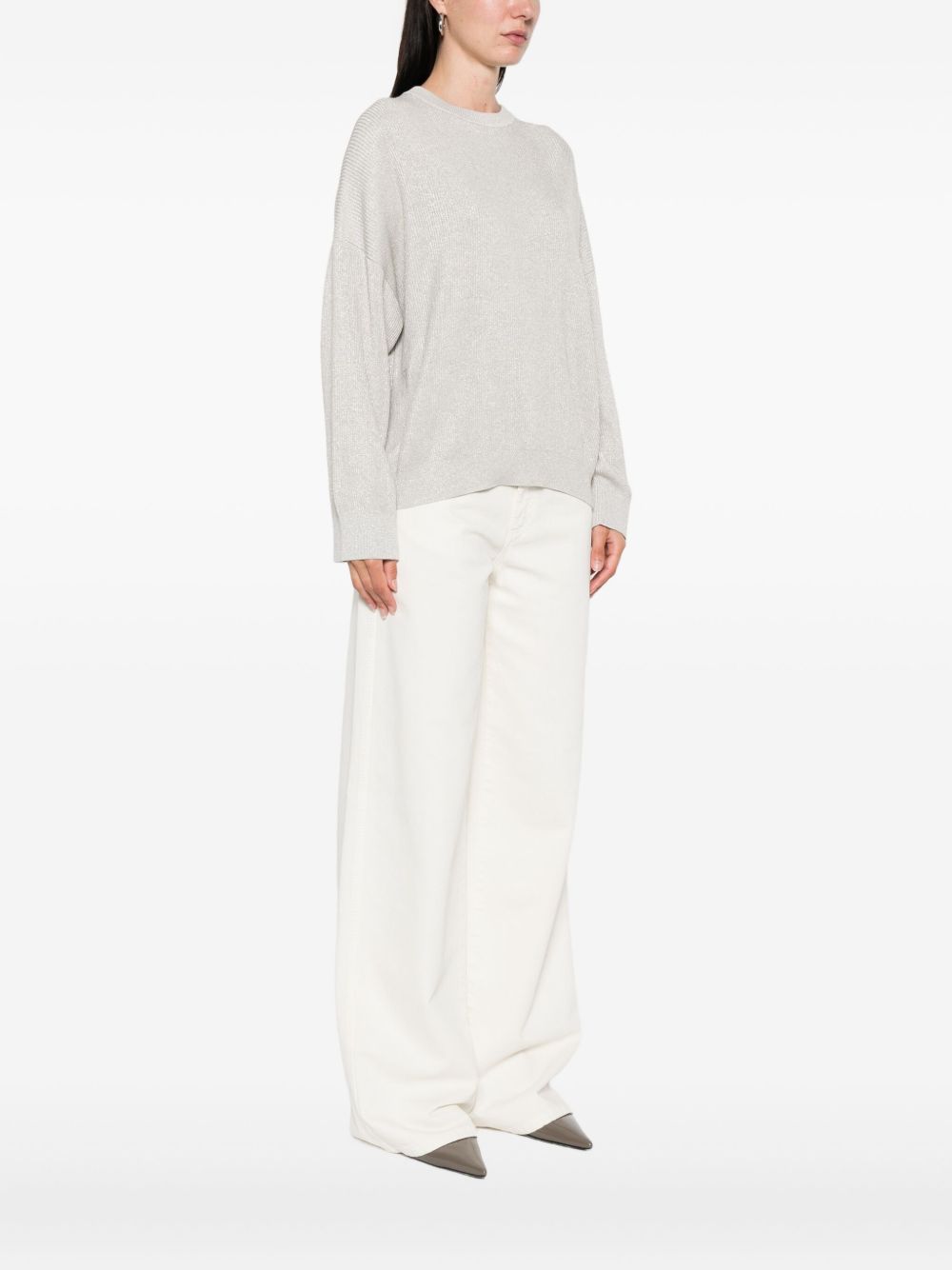 Brunello Cucinelli Cotton Crewneckセーター - Image 1