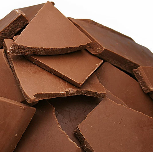 Chubet de Chocolat Cracked Chocolate Plain Series Milk, 17.6 oz (500 g)