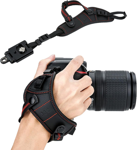 [JJC] Camera Strap Wrist Strap Fujifilm X100VI Canon R5 Mark II 7D 7DM2 6DM2 5DM4 5DM3 5Ds R 850D 90D 80D Kiss X10i X10 Sony A6700 A9III Nikon Z f D850 D810 D750 D610 D7500 D5600, D5500, D3500, etc.