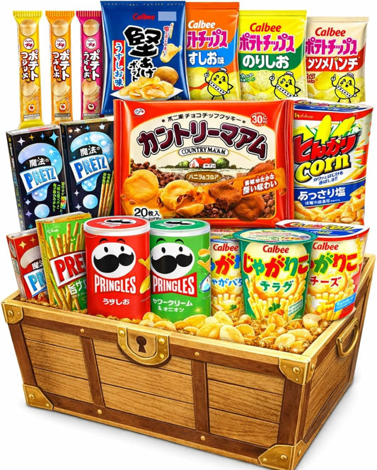 駄菓子屋あひるSHOP Confectionery Assortment 12 Types 12 Items Gift Birthday Present For Events and Parties Too. Exciting Taste Comparison Confectionery Set Box