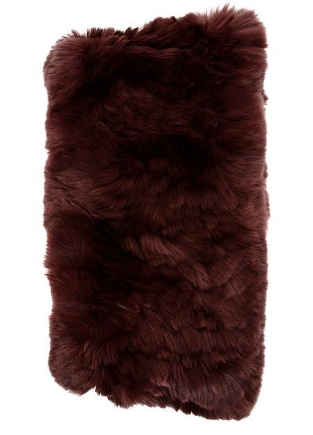 YVES SALOMON Rex rabbit fur headband - Image 1