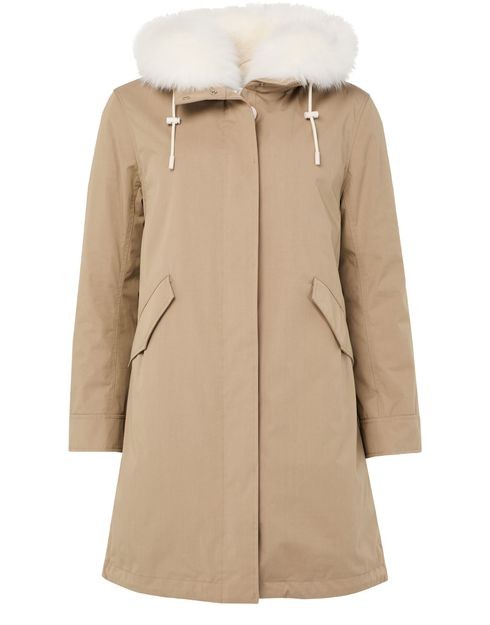 YVES SALOMON Cotton parka with a hood - Image 1